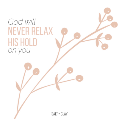 Never Relax His Hold