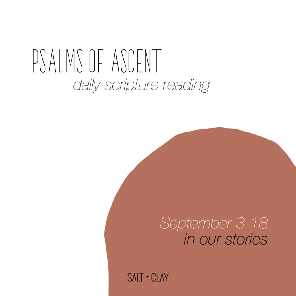 Psalms of Ascent Scripture Reading