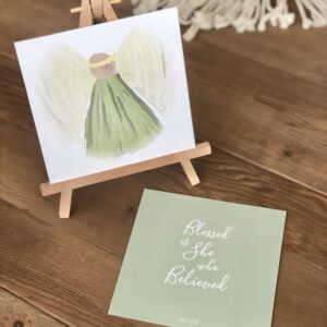 Advent Angel Verse Card