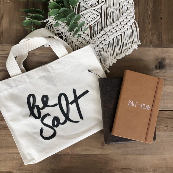 be salt tote bag